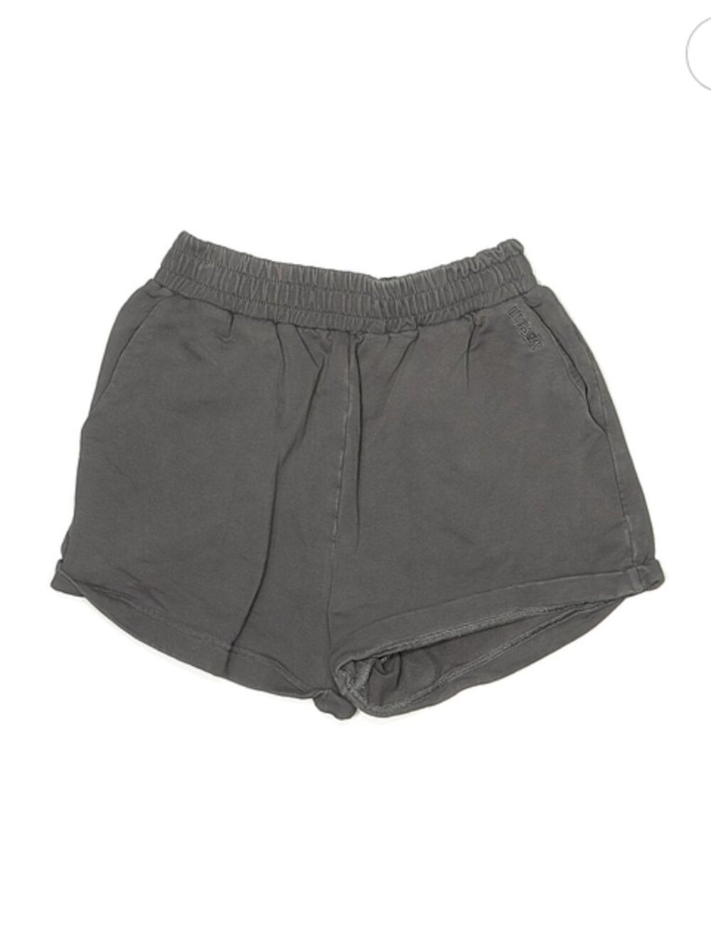 Meshki Size XS Grey Mini Sweat Shorts